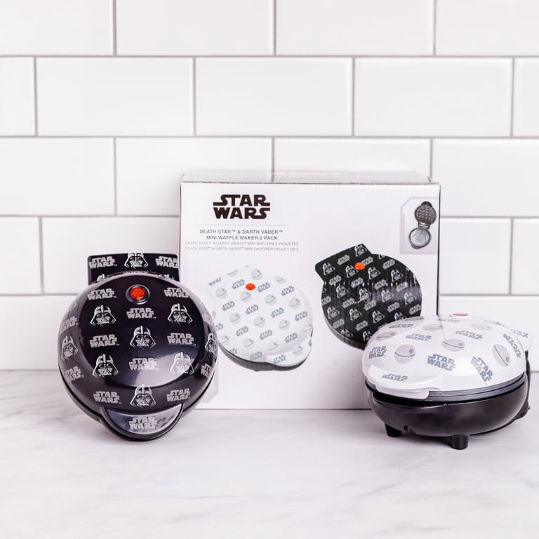 Uncanny Brands Star Wars Mini Waffle Maker Set- Darth Vader