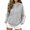 Light Ashy, variant on Gsakboxl Sweaters for Women Autumn Winter Color Block Drop Shoulder High Collar Hooded Cardigan Loose Trendy Casual Open Front Sweatshirt