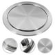 thumbnail image 4 of Trash Can Lid Simple Trash Grommet Embedded Countertop Round Cover Swing Flap Trash Bin Lid for Kit, 4 of 5