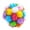 Multicolor, variant on Walbest Cat Toy Balls with Bell, Colorful Soft Fuzzy Balls Built-in Bell for Cats, Chewing Toys Interactive Cat Toys for Indoor Cats and Kittens