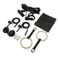 thumbnail image 2 of Gymnastic Rings Set, Comfortable Wear Resistant Stainless Steel Strength Training Equipment For Home Exercise ANGGREK Otros, 2 of 8