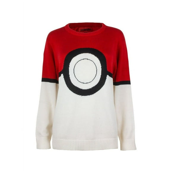 I Am Pokeball Knit Pullover Sweater: X-Small