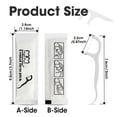 thumbnail image 4 of Picas de hilo dental AZEN, 1500 unidades, envueltas individualmente para adultos, 4 of 7
