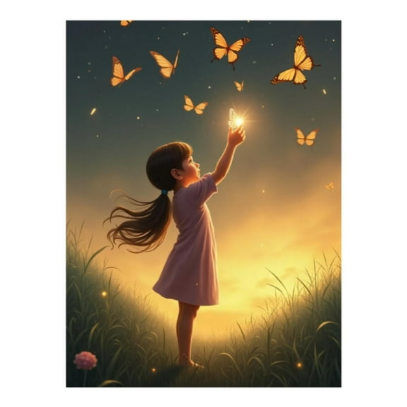 Diamond Art Kit for Adults, Cute Butterfly Print No.188 Diamond Painting for Adults Beginners, 5D DIY Diamond Art Painting Kits, Colorful Diamond Painting Craft for Home Decor 12x16