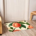 thumbnail image 6 of Peach Area Rugs: Polyester Non-Slip Kitchen Mat Office Rug - Machine Washable, 6 of 6