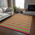 thumbnail image 6 of Addison Rugs Mayfield Washable Transitional Stripes Blush Rectangle Rug, 9' x 12', 6 of 6