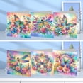 thumbnail image 3 of (LY828) Tarjetas Hechas A Mano DIY Con Pintura Diamantes Deseos Diarios Tarjetas Felicitación Tarjetas para Fiestas Navideñas 6 Uds. Mariposas Libélulas Y Flores, 3 of 9