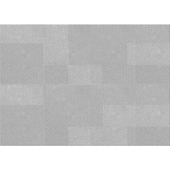 Ahgly Company Indoor Rectangle Patterned Platinum Silver Gray Area Rugs, 5' x 7'