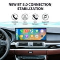 thumbnail image 5 of MOOKAKA 12.3" Smart Display Radio Audio Media Player for BMW 5 Series GT 2010-2017 Models Universal Car Navigation GPS Upgrade Headunit Android Replacement HD Screen Carplay Accessories, 5 of 16
