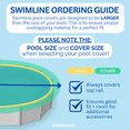 thumbnail image 4 of Swimline Hydrotools Silver King Winter Cover for 12x20 Ft Above Ground Pools, 4 of 6