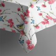 thumbnail image 5 of Pioneer Flower Floral Print Pattern Square Tablecloth,Waterproof Square Table Cover,Wipeable Spillproof Washable Table Cover for Home Kitchen Party Decor 42"X42"(107x107cm), 5 of 6