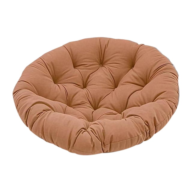 Cojín colgante para silla de huevo, para suelo, interior y exterior, para balcón, columpio, asiento tipo cesta Café