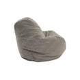 thumbnail image 2 of Mainstays Soft-Sided Microfiber Bean Bag Lounger Chair, Multiple Colors, 2 of 4