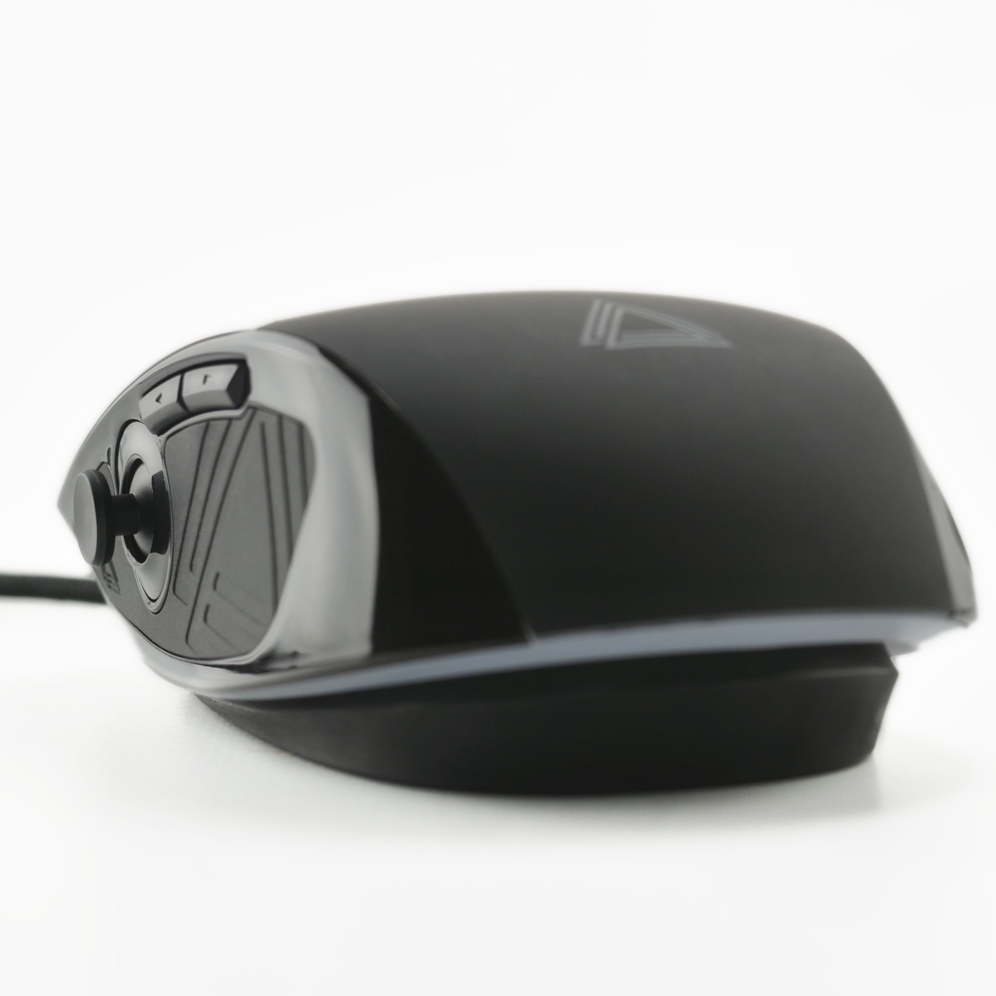 Lexip PU94 Wired 3D Gaming Mouse with Internal Joystick, Thumb Joystick, Programmable Buttons, 12000 DPI, RGB Lighting
