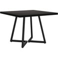 thumbnail image 7 of Finmind Square Dining Table Set of 2 - 31.5" Industrial Dinner Table with Metal Base, Black, 7 of 7