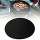 thumbnail image 4 of Tapete Para Barbacoa De PTFE, Redondo Negro 40cm, Impermeable Al Calor, Reutilizable, Apto Para Alimentos, Tapete De Silicona Antiadherente Lavable Para Estufa De Gas, Cocina,, 4 of 7