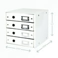 thumbnail image 3 of Xyron Click N Store 4-Drawer Craft Storage Box, White, 11.25x13.5x11, 3 of 3