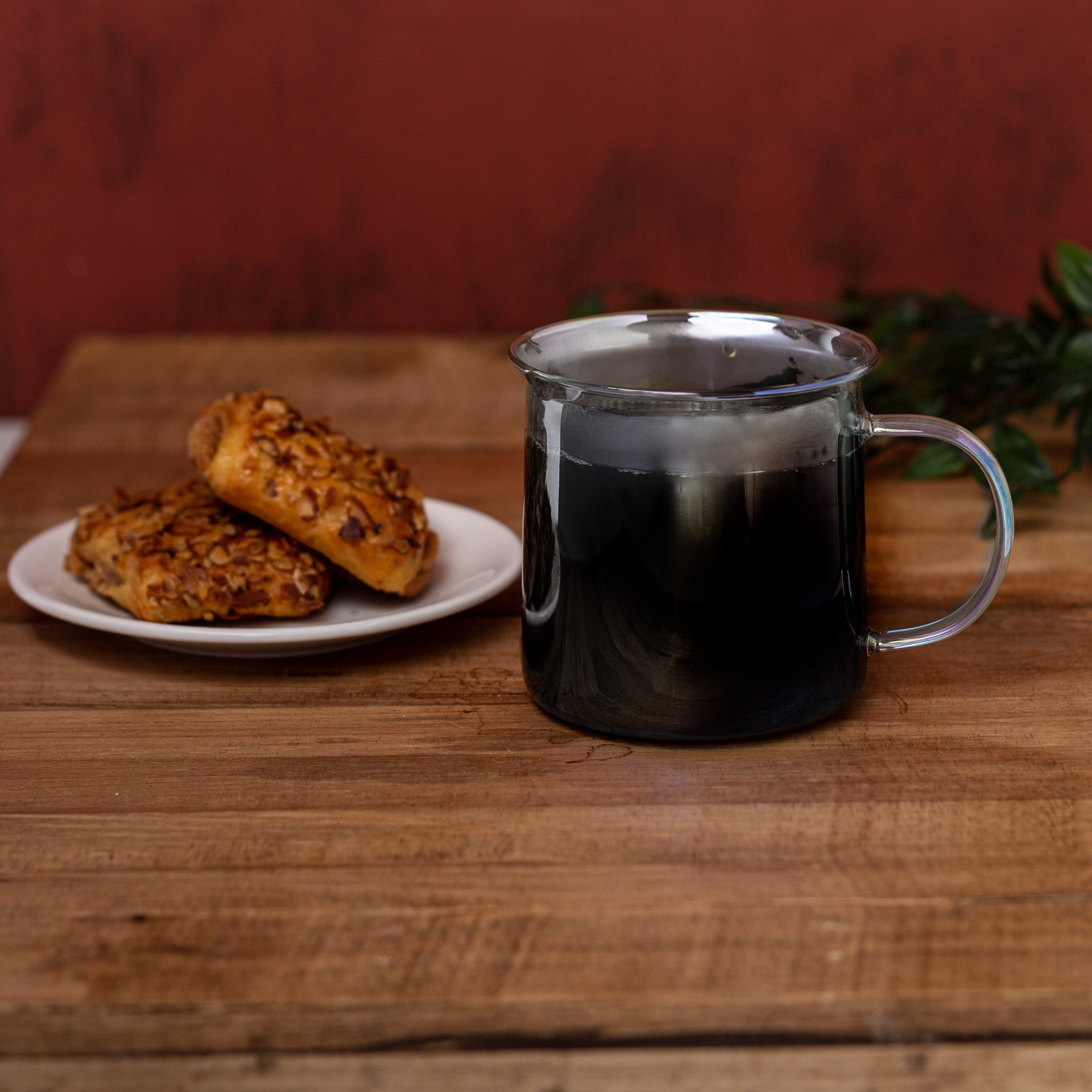 Mainstays Amber Camp Glass Mug, 18 oz , Heat-Resistant