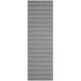 thumbnail image 2 of SAFAVIEH Montauk Randall Geometric Striped Cotton Runner Rug, Ivory/Navy, 2'3" x 6', 2 of 6