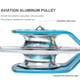 thumbnail image 3 of Advancent Polea de cuerda portátil, aparejo suave, accesorio de escalada, accesorios de bloqueo, remedio de rescate protector para Escalada Azul, 3 of 6
