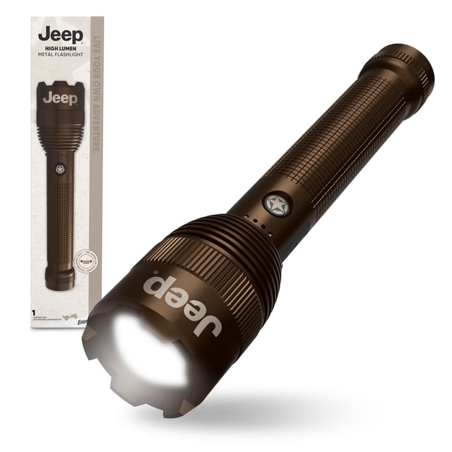 Linterna Energizer Jeep High Lumen de metal de 10.000 lúmenes