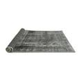 thumbnail image 2 of Ahgly Company Indoor Square Abstract Gray Modern Area Rugs, 5' Square, 2 of 4