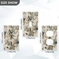 thumbnail image 2 of Light Switch Cover Switch Plate Outlet Cover Plug Cover for Electrical Unused Outlet Cover Lily Motifs Pattern, 2 of 6