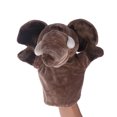 thumbnail image 3 of EeaseMX Adorable títere de peluche de elefante, animales del zoológico, títeres educativos, muñecas, elefante de dibujos animados, 3 of 7