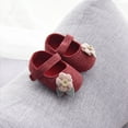 thumbnail image 2 of Otqutp Soft Sole Footwear for Toddler Kids Baby Girls Cute Flower Soft Bottom First Walk Shoes Princess Shoes Autumn Winter Outdoor Shoes, 2 of 8