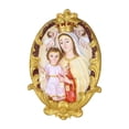 thumbnail image 3 of KLKCMS Catholic Jesus Mother Mary Sculpture 3D Handpainted Collection Religious Figure, 3 of 9