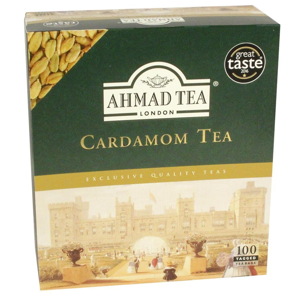 Ahmad Cardamom Tea 100 Tagged Tea Bags