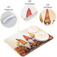 thumbnail image 4 of Autumn Gnomes Dish Drying Mat, Absorbent Microfiber Pad Protector For Kitchen Counter Top Mat Dish Drainboard 16x18in, 4 of 7