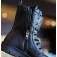 thumbnail image 4 of CAIVO Stylish Girls Ankle Boots For Fashion Toddlers And Kids With Durable Synthetic Leather Upper And Comfortable Cushioned Sole Classic Wear, 4 of 9
