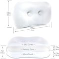 thumbnail image 2 of Now Pillow Ear Hole & Neck Support Relief Neck & Ear Problems During Sleep - Microbead / Memory Foam, 2 of 9