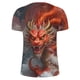 thumbnail image 3 of Camisetas de Cuello de la Tripulación de los Hombres de Verano Redondo Cuello Impreso Camiseta, Top Atlético de Secado Rápido Casual para los Hombres, 3 of 5