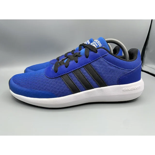 Adi-das CLOUDFOAM RACE Blue Running Athletic Shoes Sneakers BC0065 Men's Sz 6 EUC