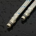 thumbnail image 2 of 60cm Long Flexible Water Hose with Compression Thread for Faucets 2pcs, 2 of 4