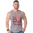 thumbnail image 5 of With Faith All is Possible Christian Tank Top T Shirts Men Women Brisco Brands S, 5 of 6