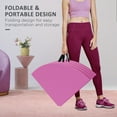 thumbnail image 3 of Soozier Pole Dance Crash Mat, Foldable Pole Padding with Carrying Handles, Pink, 3 of 9