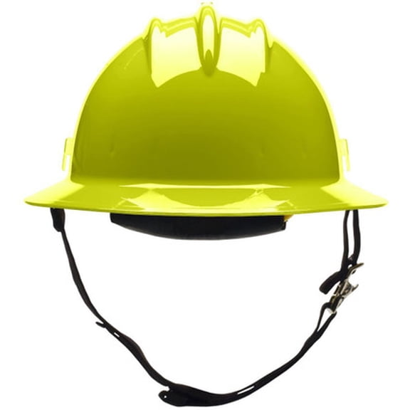 Bullard Full Brim Wildland Helmet With Ratchet, Blue.