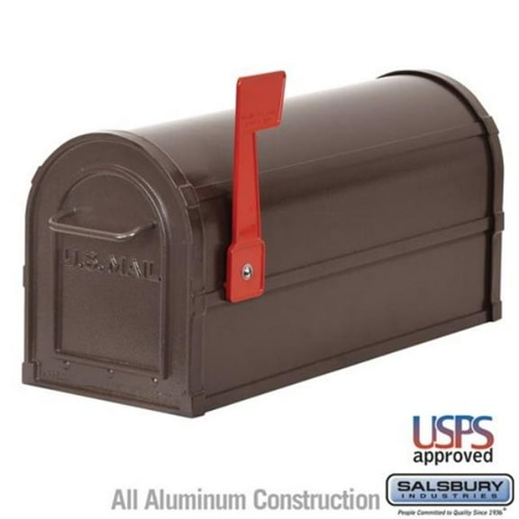 Salsbury Industries 4850BRZ Heavy Duty Rural Mailbox, Bronze