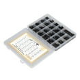 thumbnail image 1 of Metal Screw Nut Washer Kit, Screw Washer Nut Assortment Kit Clear Thread Black M2 M3 M4 M5 With Storage Box For Woodworking, 1 of 8