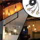 thumbnail image 5 of Cable De Lámpara Colgante Tres Enchufes Vintage Industrial Edison Style Light E26 Black Hanging Pendant Light Cord Noticed HA025717-00, 5 of 6