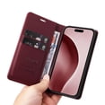 thumbnail image 4 of Funda para iPhone 16 Pro Estuche de Cuero PU Tipo Cartera con Ranuras para Tarjetas y Cierre Magnético, 4 of 5