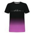 thumbnail image 6 of Wavsuf Plain T Shirts Men Short Tees Sleeve Elasticity Fashionable Tight Round Neck Undershirt T Shirt Hot Pink Size M, 6 of 6