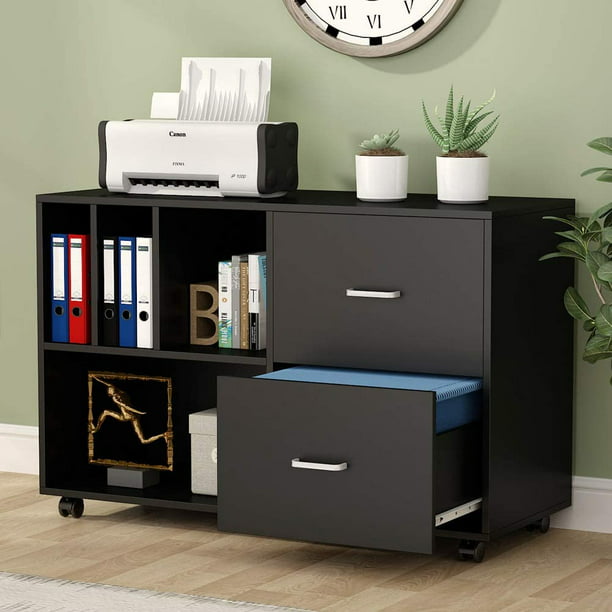 Tribesigns 2 Drawer Lateral File, Home Office Lateral Filing Cabinets