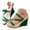 Green, variant on Dakaela Dressy Wedge Sandals for Women 3.54 Inch Casual Summer Platform Slides Open Toe Strappy Beach Vacation Walking Shoes (6,Black)
