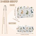 thumbnail image 4 of FORMRS Women Crossbody Purse with Chain Strap Vegan Leather Shoulder Handbag, Cartoon Bunnies, 4 of 7