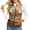 Boho Desert Cactus Landscape Print, variant on Lightweight Women's Quilted Vest for Outdoor Winter, Boho Desert Cactus Landscape Print Elastic Polyester Zip-up Quilted jacket vest for Women