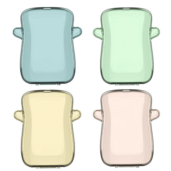 HomeCozy Baby Pouch Holder Squeeze Proof Box No Squeeze Spill Mess Infant Self Feeding Food Bag Case Anti-Squeeze Fruit Puree Juice Box Holder Toddler Essentials